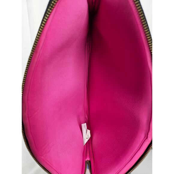 KATE SPADE BLACK HARD CASE 13" LAPTOP CASE WITH PINK MEMORY FOAM PADDING - Picture 7 of 10